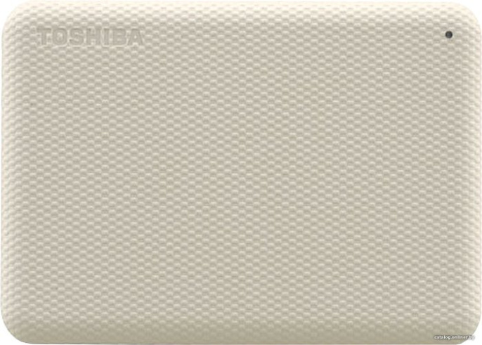 Жесткий диск Toshiba USB3.0 4TB HDTCA40EW3CA Canvio Advance 2.5" светло-бежевый