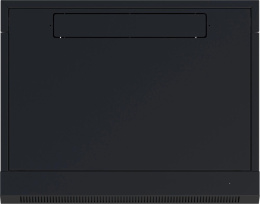 Шкаф коммутационный NTSS NTSS-W6U6060GS-BL настенный 6U 570x600мм пер.дв.стекл 60кг черный 500мм 18.8кг 220град. 370мм IP20 сталь