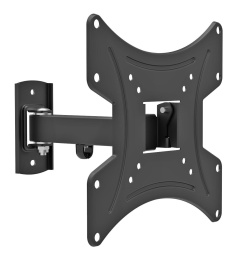 Кронштейн для телевизора Buro FL1S, 20-48", настенный, поворот и наклон,  черный [bm15a72ts2]