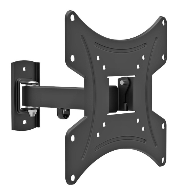 Кронштейн для телевизора Buro FL1S, 20-48", настенный, поворот и наклон,  черный [bm15a72ts2]