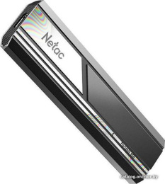 Внешний накопитель Netac ZX10 500GB NT01ZX10-500G-32BK SSD, USB 3.2 Gen2 10 Гбит/с , металл, цвет черный