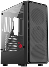 Корпус Bloody CC-126 черный без БП ATX 8x120mm 2xUSB2.0 1xUSB3.0 audio bott PSU