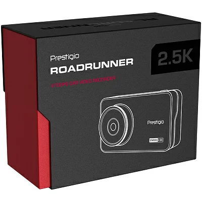 Видеорегистратор Prestigio RoadRunner 470GPS черный 5Mpix 1440x2560 1080p 140гр. GPS NTK96670