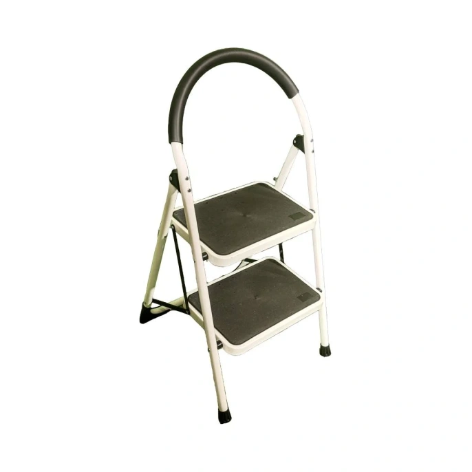 Стремянка с 2-мя широкими ступенями SevenBerg Prima Lux белая 4687202292479