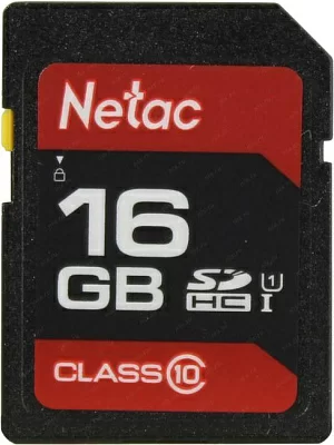 Карта памяти Netac NT02P600STN-016G-R SDHC Memory Card 16Gb UHS-I U1