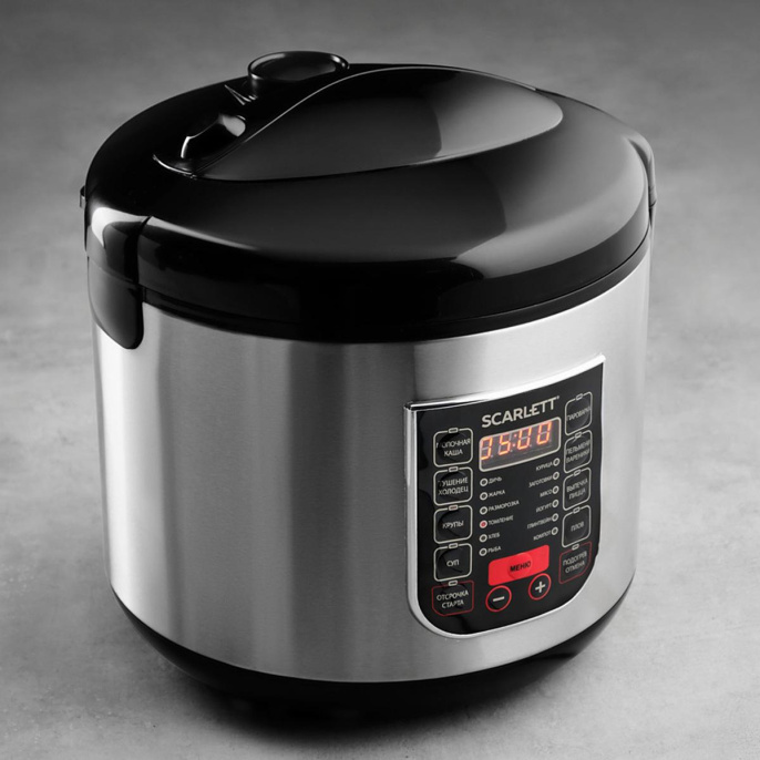 Мультиварка Scarlett SC-MC410S27 5л 900Вт серебристый/черный