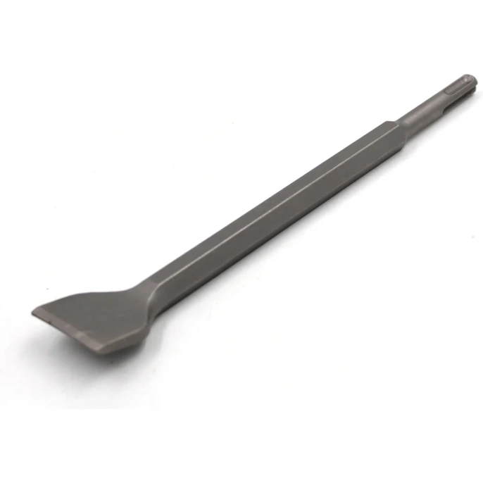 Зубило для плитки плоское изогнутое SDS-Plus 40 мм, 250x14 мм Kubis 07-02-4025