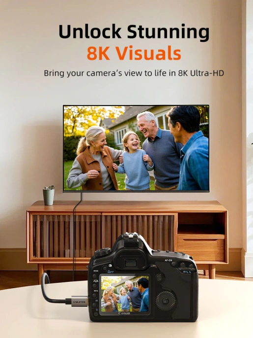 Кабель CABLETIME CH16L (CT-HDD8K-AG2) 2 м, Micro HDMI-HDMI 8K60Hz