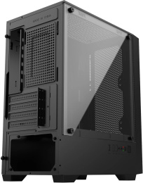 Корпус mATX Oklick OCC-MN307, Mini-Tower, без БП,  черный