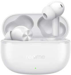 Наушники REALME Buds T200x, Bluetooth, внутриканальные, белый [6941764471900]