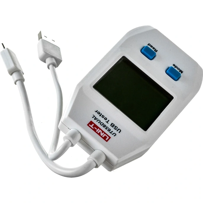 USB-тестеризмерение напряжения, тока, емкости электроэнергии UNI-T UT658DUAL 00-00004331