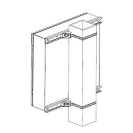 Elbox Комплект крепления на столб для шкафов ШТВ-Н и EMW шириной 400-600 мм. EMW-KKC-400-600