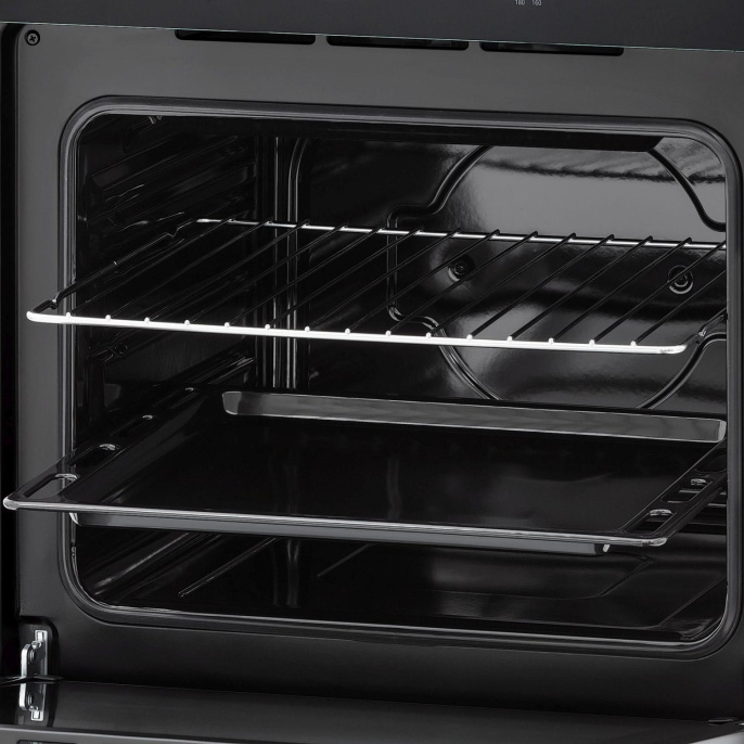 Духовой шкаф электрический Krona Pronto 60 BL G2,  56л,  дверца с 3 стеклами,  черный