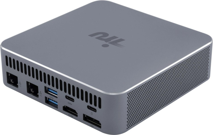 Неттоп IRU Tactio 515 i5 12450H 2 16Gb SSD512Gb Iris Xe без ОС 2xGbitEth WiFi BT 100W серый RUS 2195519
