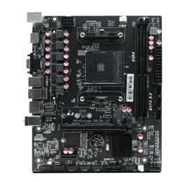 Материнская плата CBR A320M { Chipset A320, Socket AM4, 2*DDR4, mATX, VGA+HDMI, 1*PCIEx16/1*PCIEx1/1*M.2, 4*SATA3, 2*USB2.0 + 2*USB3.0, LAN 1Gb}
