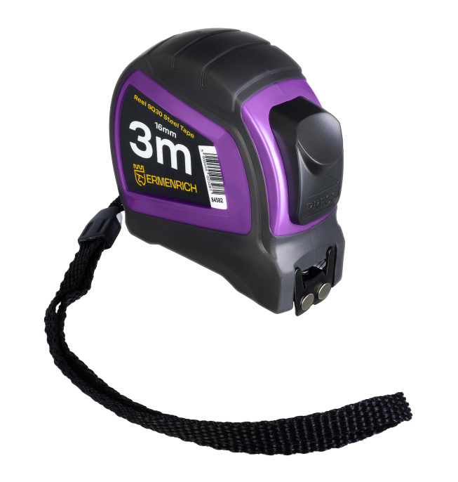 Рулетка Ermenrich Reel SQ30, фиолетовый