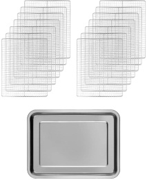 Сушилка для овощей и фруктов KitFort КТ-1967,  нержавеющая сталь,  15шт