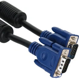 Кабель AOpen/Qust монитор-SVGA card 15M-15M 3м 2 фильтра ACG341AD-3M