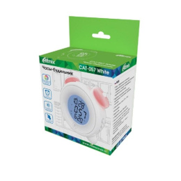Будильник без радио Ritmix CAT-057 White, белый