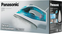 Утюг Panasonic NI-M250TGTW,  с паровым ударом,  1550Вт,  голубой и белый