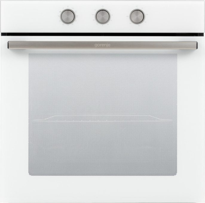 Духовой шкаф электрический Gorenje BO6725E02WG,  77л,  дверца с 2 стеклами,  белый