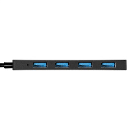 USB-Хаб концентратор 4-в-1 ExeGate DUB-4CP/3 кабель-адаптер USB Type C -- 4xUSB3.0, Plug&Play, черный EX296929RUS