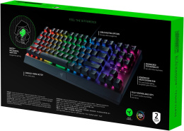 Клавиатура Razer BlackWidow V3 TKL, USB, механическая, черный [rz03-03490700-r3r1]