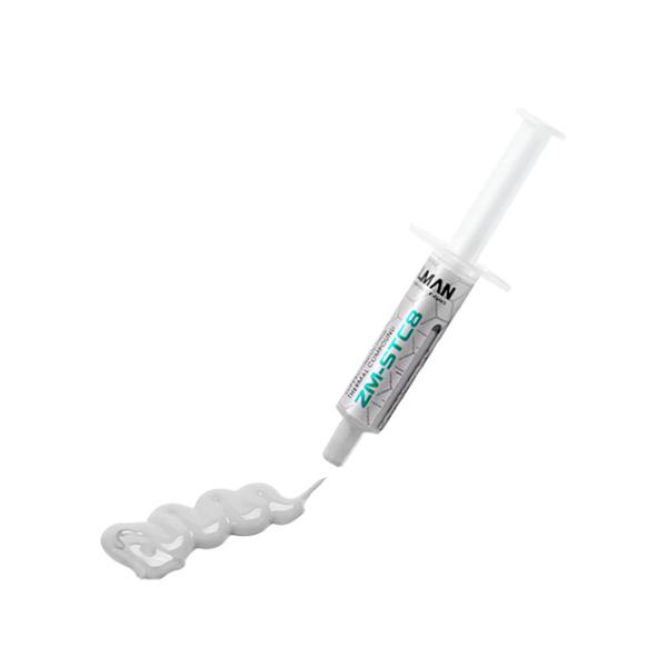 Термопаста Zalman ZM-STC8 superconducting thermal compound, thermal conductivity 8.3W/m-k, viscosity 350-480Pa.s