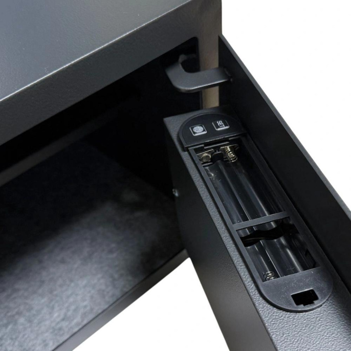 Сейф мебельный LockSworth VS4526 взломостойкий встраиваемый 250x350x250мм электронный/ключевой/биометрический