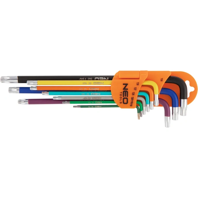 Шестигранные ключи NEO Tools HEAVY DUTY T10-T50 мм, 9 шт. 09-518