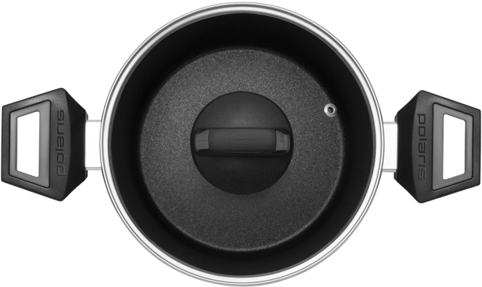 Кастрюля 4л Polaris Graphit 24C,  алюминиевая, с крышкой