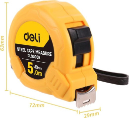 Рулетка Deli DL9005B дл.полотна 5м