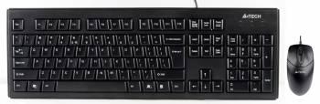 Клавиатура + мышь A4Tech KRS-8372 клав:черный мышь:черный USB