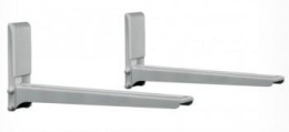 Кронштейн Holder MWS-2005,   для СВЧ,  настенный,  макс. 40кг,  серебристый