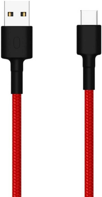 USB-кабель XIAOMI Mi Braided USB Type-C Cable SJX10ZM 100см красный