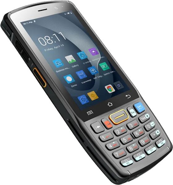Терминал сбора данных UROVO DT40S: Android 12/1.8 GHz/8хCore, Cortex A53/Qualcomm SD 450/RAM 3 GB/ROM 32 GB/UROVO SE2030W/2D Imager/4.0"/480 x 800/Bluetooth/GPS/Wi-Fi/4500mah/IP 67/240 g/27к ПРОМО ЦЕНА DT40S-12Q2USRLITE27EU