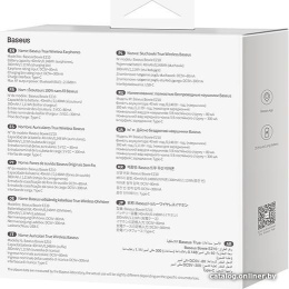 Наушники Baseus A00054300226-Z1 Bowie EZ10 True Wireless Earphones White беспроводные, Bluetooth 5.3, дистанция: 10м, 20Hz-20kHz, время работы наушников: 5ч, время работы с аккумулятором: 25ч, емкость