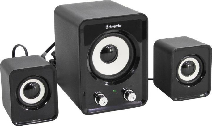 Колонки Defender Z4, 2.1, черный [65508]