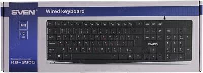 Клавиатура SVEN KB-S305 Black USB 105КЛ SV-018801