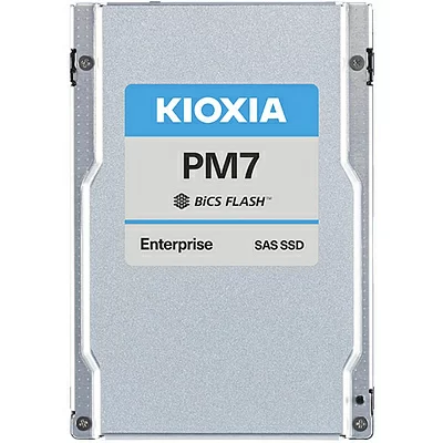 Серверный твердотельный накопитель/ KIOXIA SSD PM7-R, 1920GB, 2.5" 15mm, SAS 24G, TLC, R/W 4200/3400 MB/s, IOPs 720K/155K, TBW 3504, DWPD 1 (12 мес.)