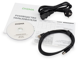 Принтер лазерный Digma DHP-2401 черно-белая печать, A4, белый