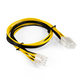 Удлинитель кабеля питания материнской платы +12V ExeGate EX-EXT-8M8F-0.5 8pin EPS12V M/8pin EPS12V F, 0,5м EX294790RUS