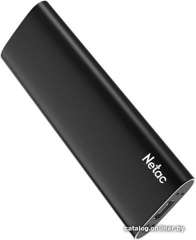 Накопитель SSD Netac USB-C 500GB NT01ZSLIM-500G-32BK Z Slim черный