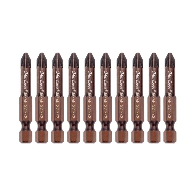 Бита (10 шт; 50 мм; PZ2; S2) Mr. Logo A050PZ2-10