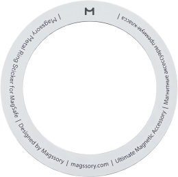 Металлическое кольцо Magssory для MagSafe Light Gray ACM002lg место крепления: смартфоны/чехлы, магнитный держатель