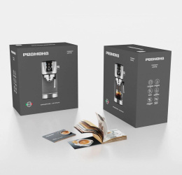 REDMOND Кофеварка рожковая Редмонд CM716 1350Вт серебристый/черный