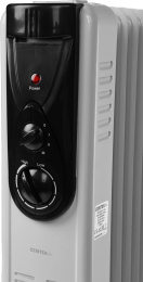 Масляный радиатор CENTEK CT-6201, 2000Вт, 9 секций, 3 режима, белый