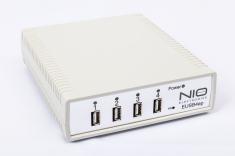 Сетевой концентратор USB NIO-EUSB 4ep USB/IP хаб на 4 порта с 1 блоком питания