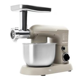 Кухонный комбайн RAGEX R105-110 5 в 1, 4 литра, 10 скоростей, 1500 Вт, бежевый