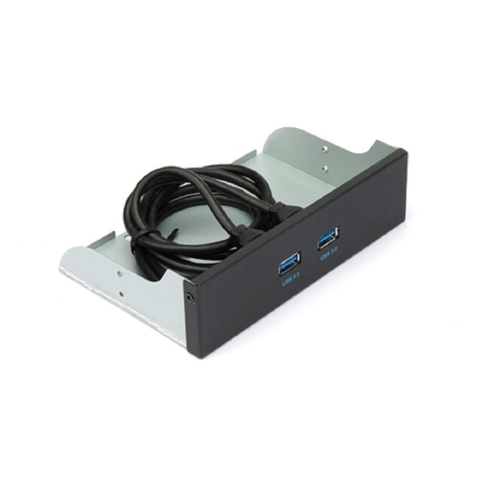 Планка USB 3.0 на переднюю панель 5.25" Gembird, 2 порта USB FP5.25-USB3-2A